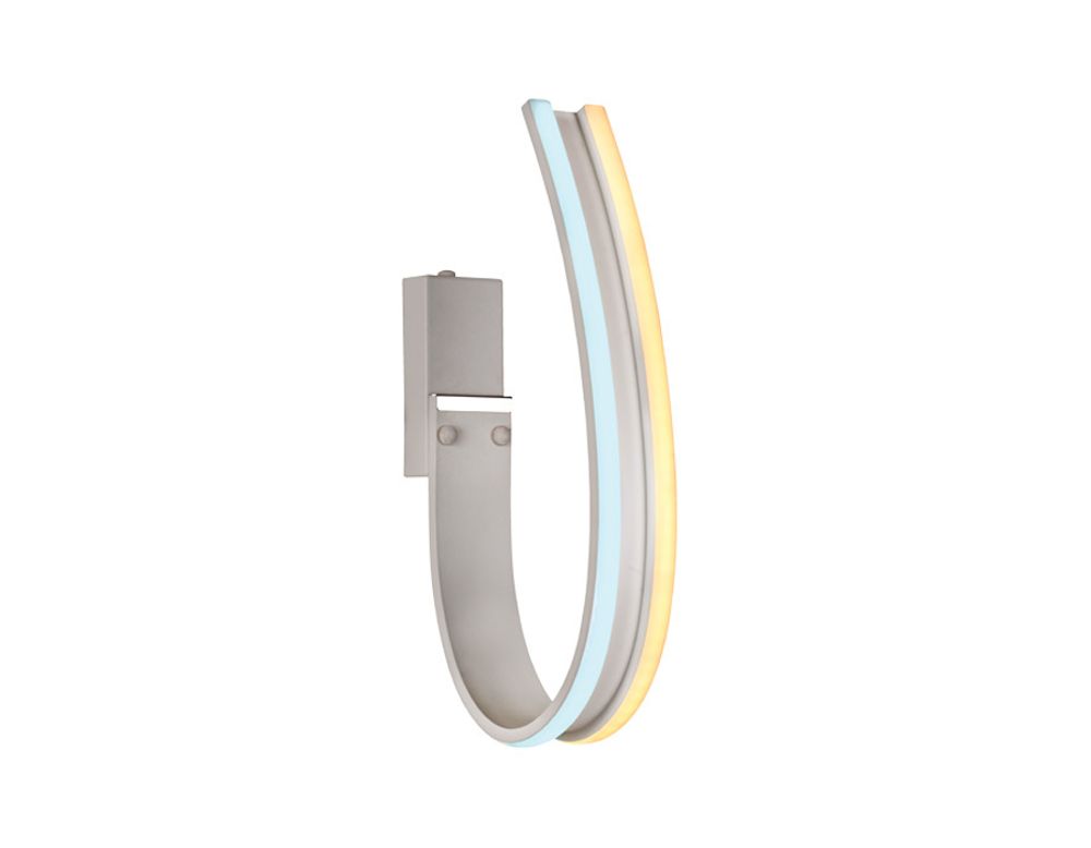 Настенный светодиодный светильник FL163 WH белый LED 3000K/6400K 21W 410*60*220
