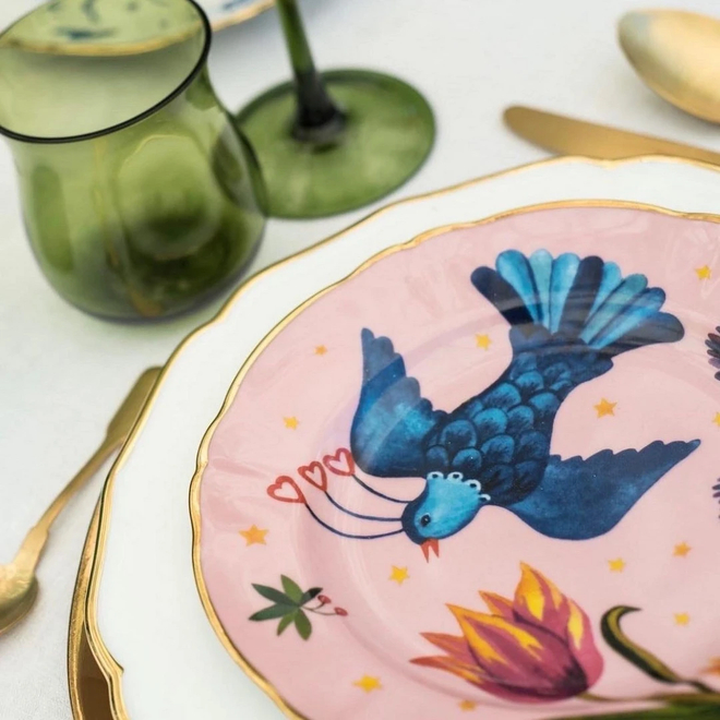 BITOSSI HOME Тарелка десертная Little Bird 20,5см