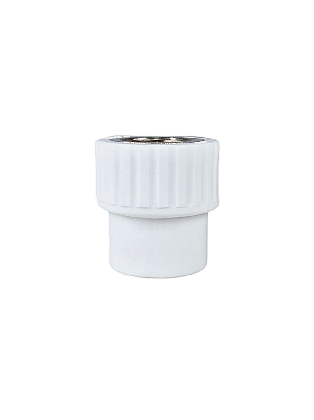 Муфта комбинированная PPR  внутренняя резьба  20х1/2,  белый, РТП (150/25)