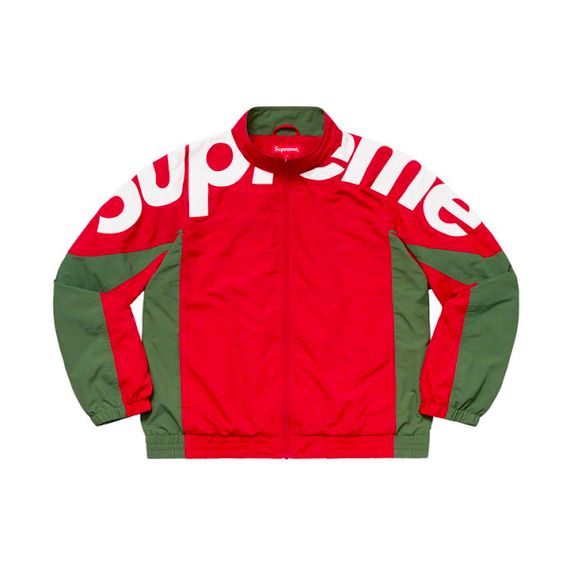 Supreme FW19 Week 1 Shoulder Logo Track Jacket logo