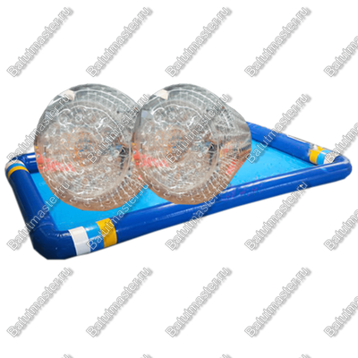 Бизнес-набор: Бассейн 6*6 м (1 шт), Водный роллер ПВХ (2 шт),насос (1 шт)