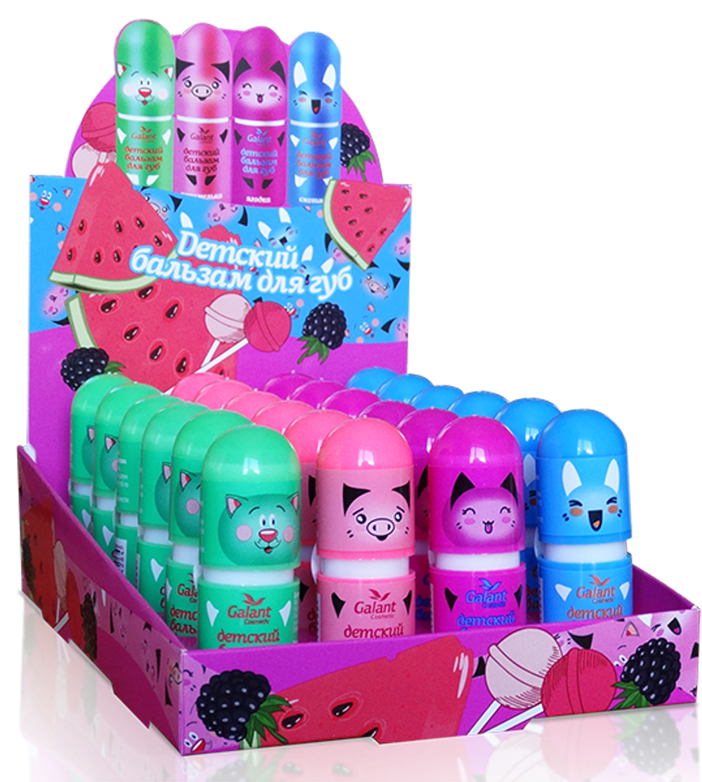 ГАЛАНТ Бальзам для губ Chupa Chups mini шоу-бокс 5 видовх4пом 20*120