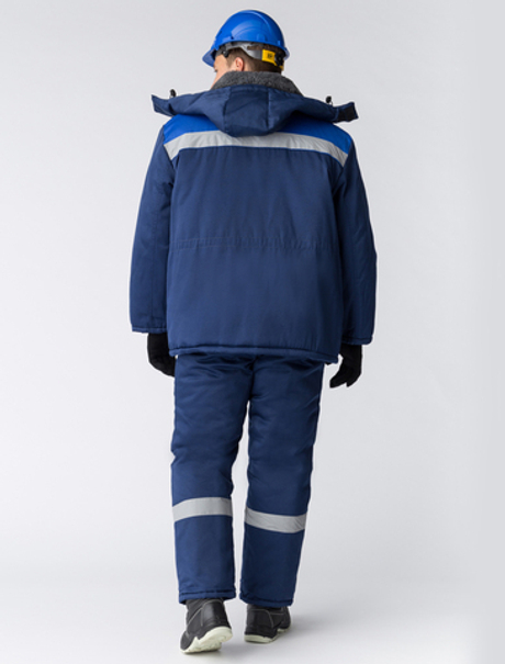 Костюм зимний Труженик-Ультра-2 п/к, т.синий/васильковый