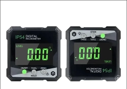 Цифровой угломер RZ 838-GREE электронный уровень с магнитным основанием, измеритель угла 360 , для заточки ножей, строительства и деревообработки