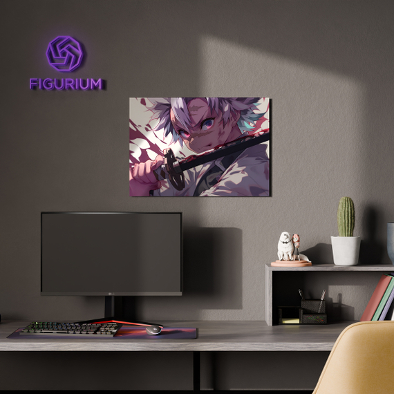 Постер Sanemi Furious - Demon Slayer