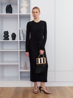 ПЛАТЬЕ С УЗЛОМ «DIVA» ЧЕРНЫЙ