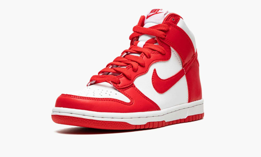Nike Dunk High GS "Championship White Red"