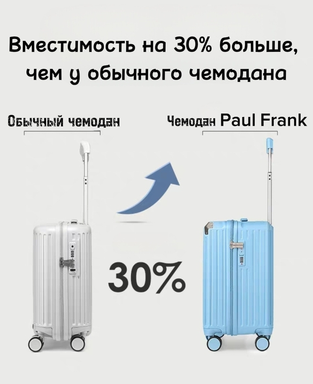 Чемодан Paul Frank "Always 18" (Avocado Green)