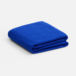 Флисовый плед Warm&Peace, ярко-синий