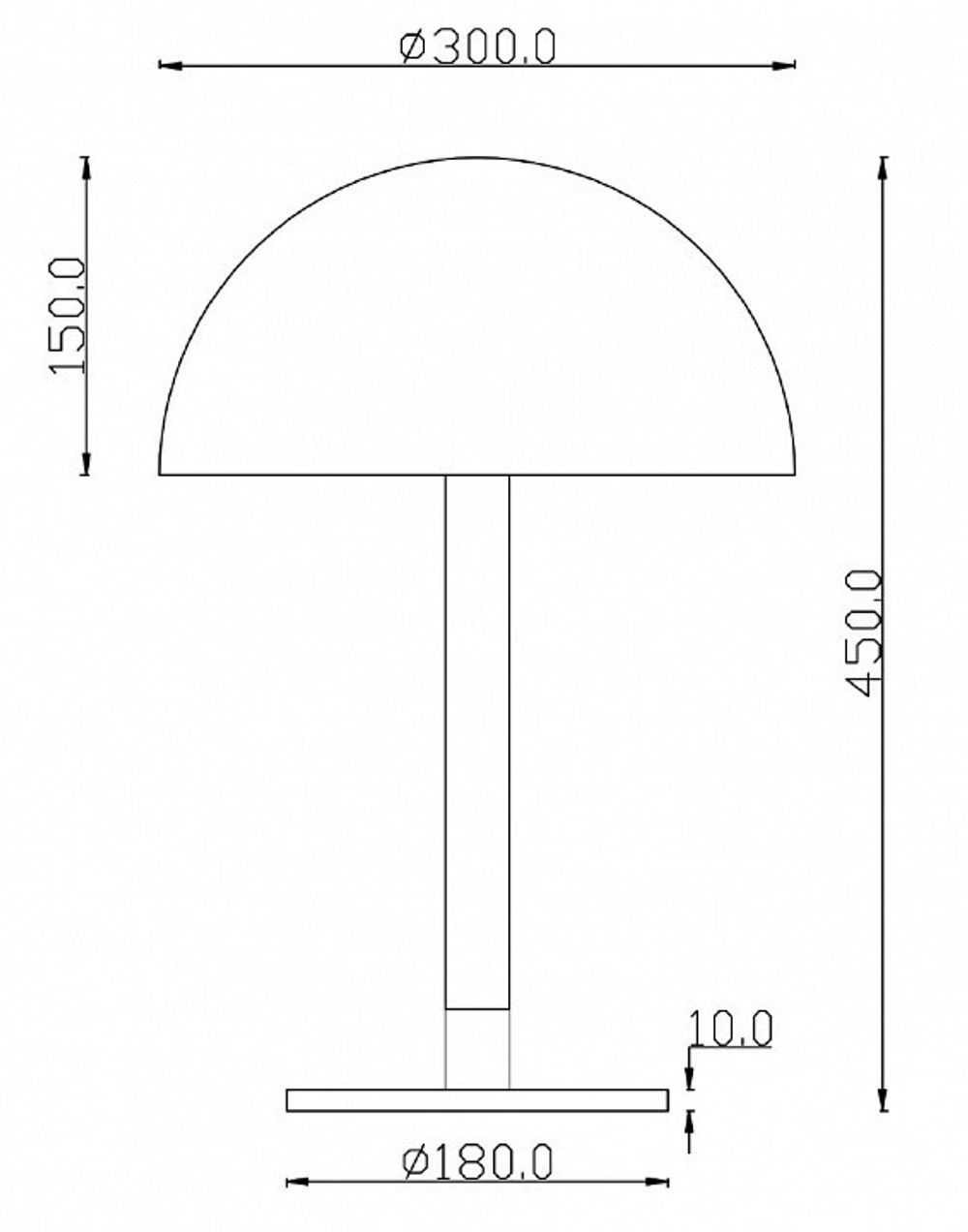 Настольная лампа декоративная Maytoni Ray Z012TL-L8B3K