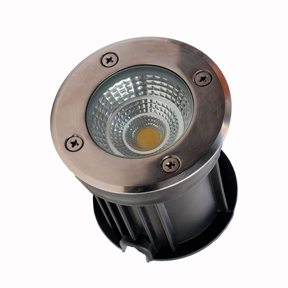 Встраиваемый уличный светильник IP67 Arte Lamp PIAZZA круглый D=80 5Вт