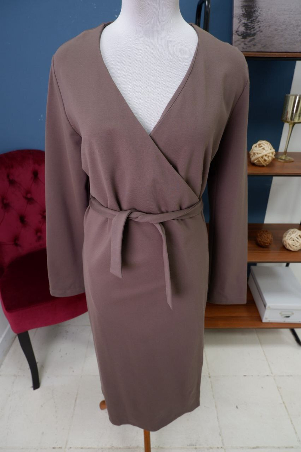 Платье Lucky Move кофейное 44 размер, новое