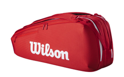 Теннисная сумка Wilson Super Tour 2025 6PK Racket - Red