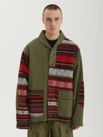 Мужская Куртка Upcycled Shawl Chore