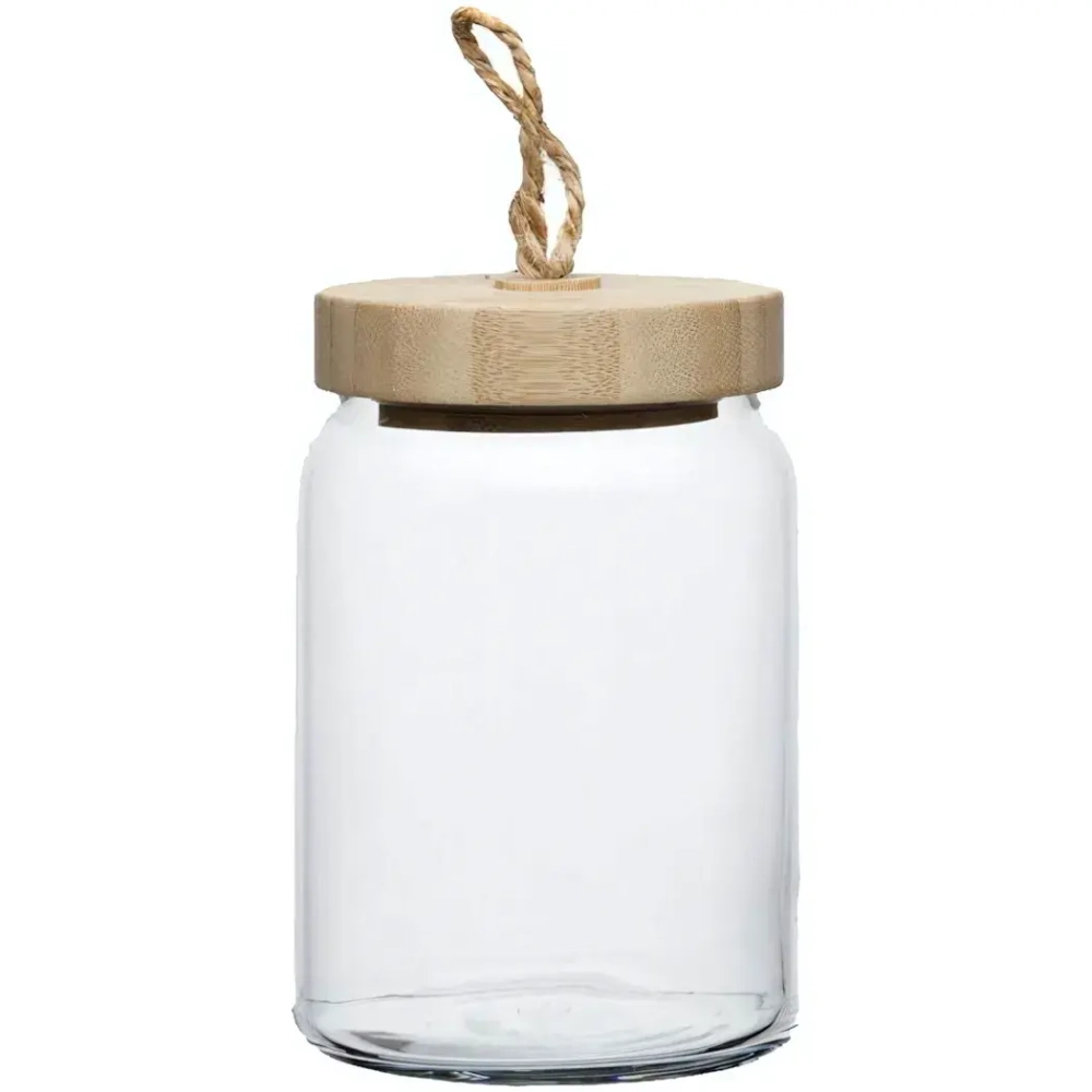 Банка для сыпучих продуктов 860мл «Вуди» 43583SLB