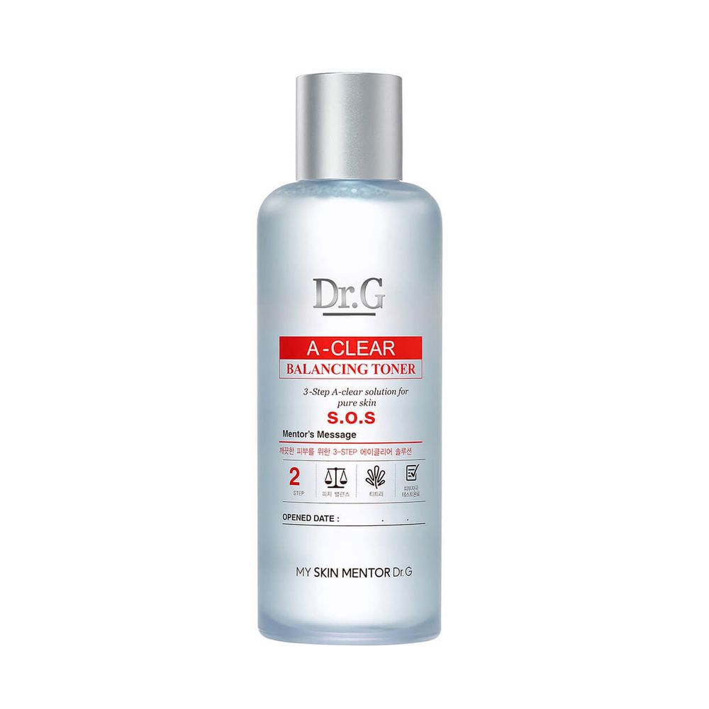 Тонер для проблемной кожи увлажняющий Dr.G A-Clear Balancing Toner, 170 мл