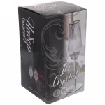 Бокал для шампанского 180мл «ICE CRYSTAL» в наборе 4шт, голубой