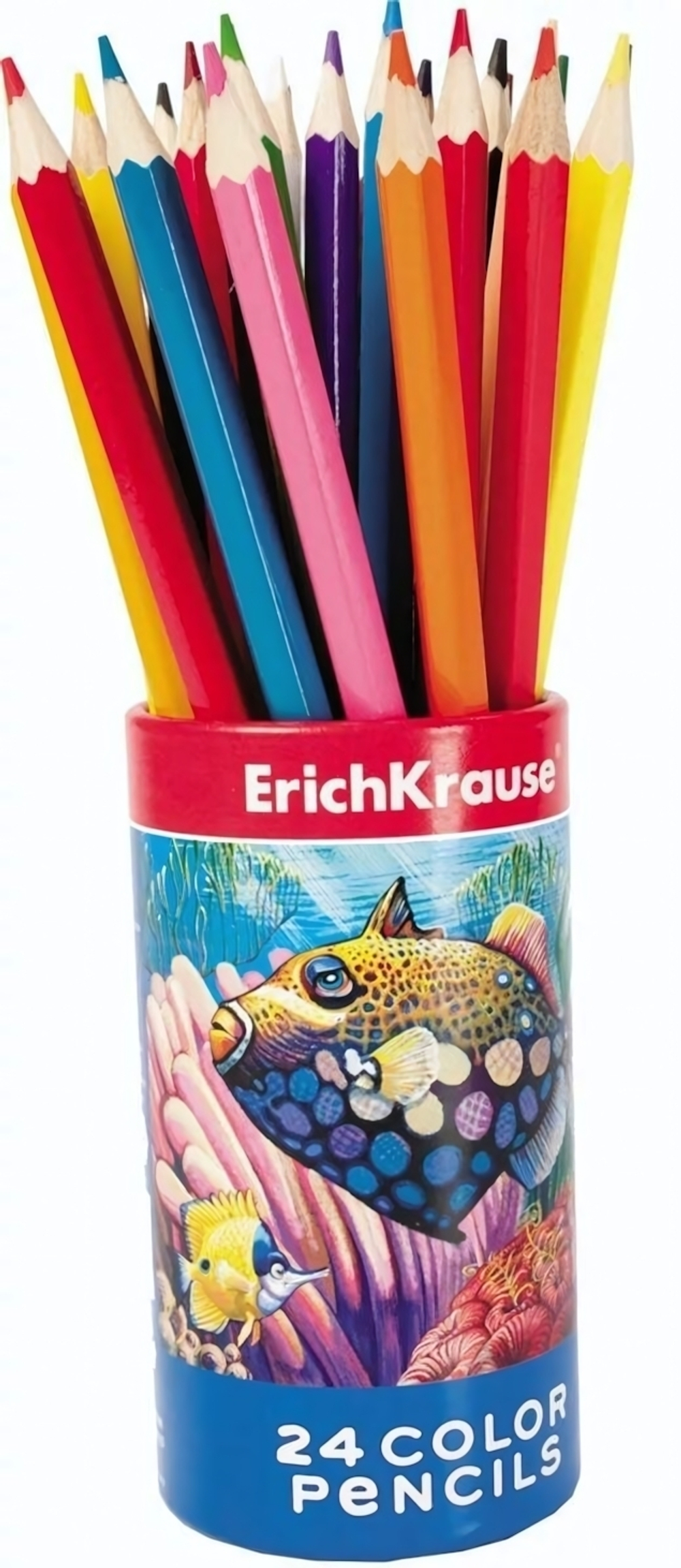 Карандаши 24цв. шестигран. (Erich Krause)