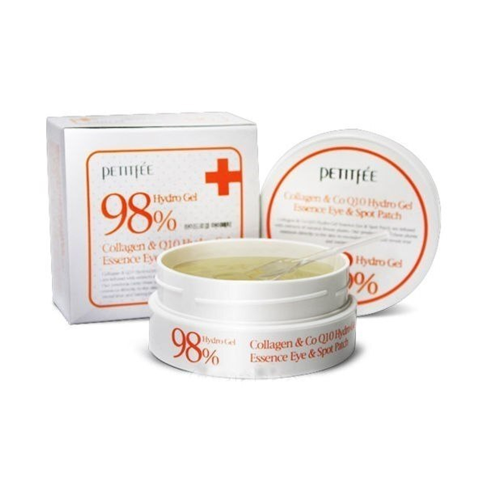 Патчи для век гидрогелевые Коллаген Q10 Petitfee Collagen& Q10 Hydrogel Eye Patch