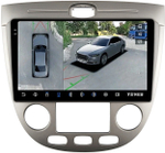 Магнитола для Chevrolet Lacetti хэтчбек (климат) - Teyes CC3-2K-360 на Android 10, 2K QLED, 6Гб+128Гб, CarPlay, 4G SIM-слот, 4 камеры в комплекте