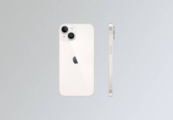 Телефон Apple iPhone 14 128Gb (Starlight)