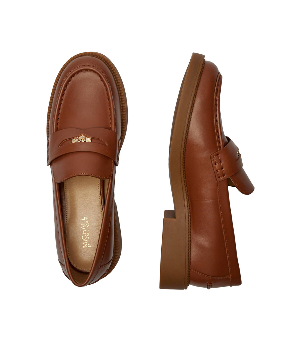 Кожаные лоферы eden Michael Kors - коричневый(40R4EDMP1L)