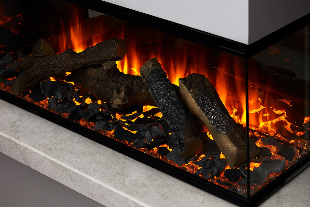 Очаг British Fires New Forest 870 with Signature logs