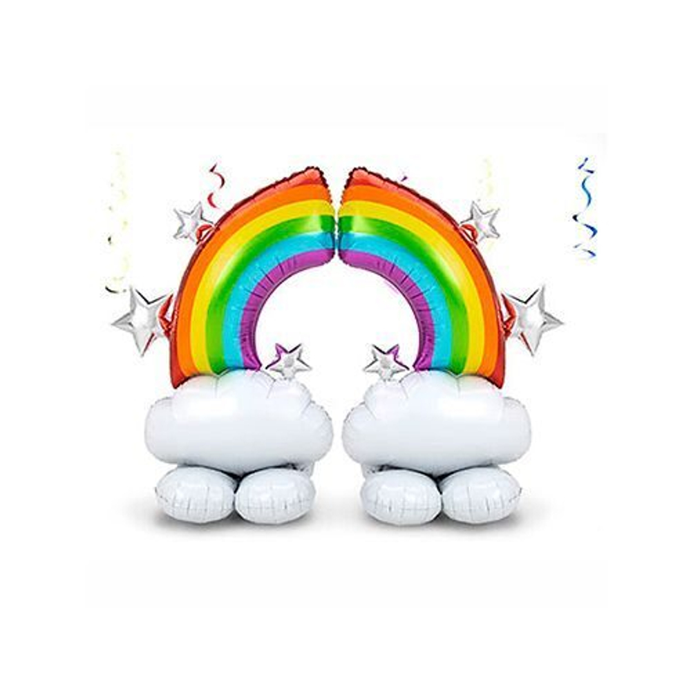 Фигуры напольные полная Радуга под воздух - 2 шара