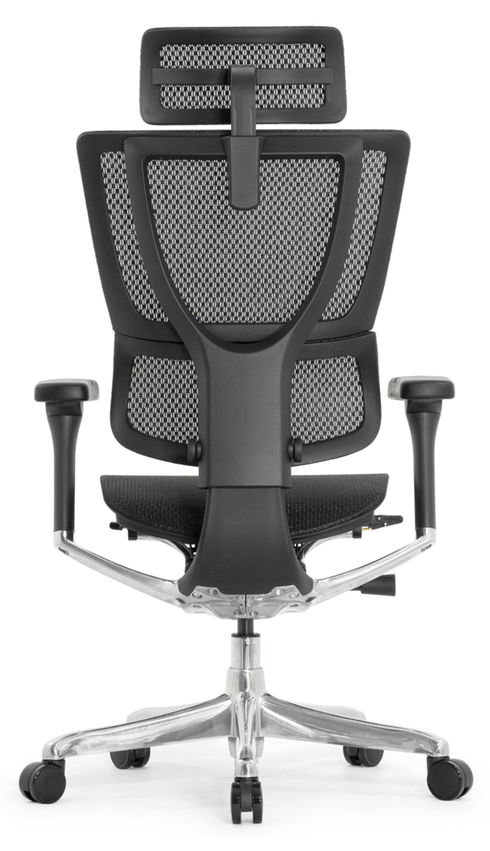 Кресло FALTO IOO-E2 ELITE (Черн каркас/сетка Black T-168-B1/крестовина металл)