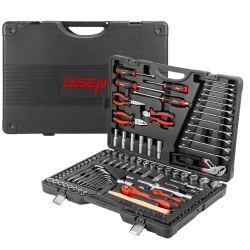 Набор инструментов 122 пр. 1/4'',1/2''(6гр.)(4-32мм) DISEN DS38901