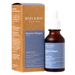 MARY&MAY Антивозрастная сыворотка с 95% коллагена Marine Collagen Serum 30 мл.