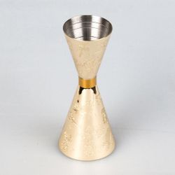 Джиггер 25/50 мл нерж. золото с рисунком B'Guys P.L.- Barbossa