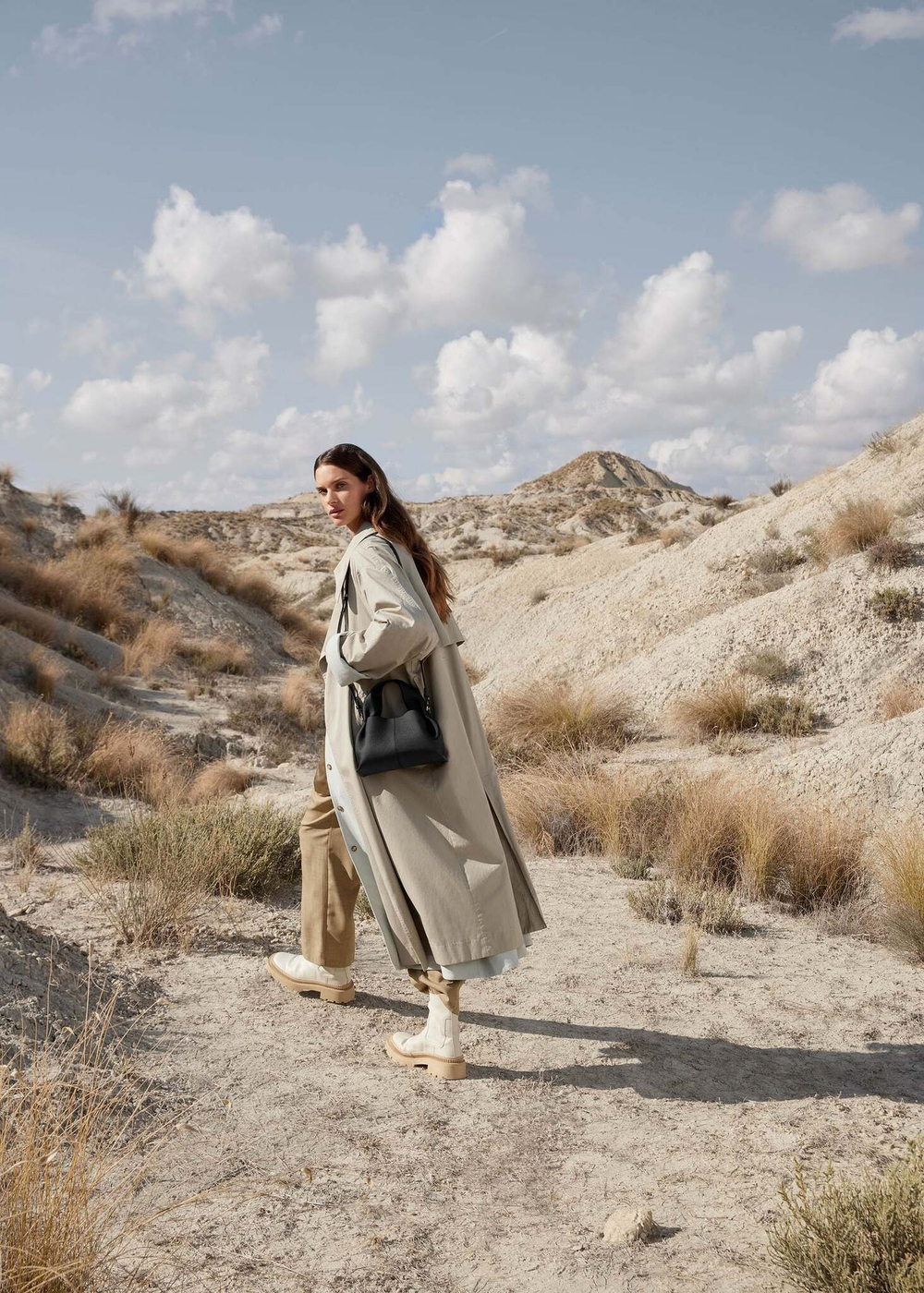 Сумка Polene Numéro Neuf Mini EDITION TEXTURED BLACK