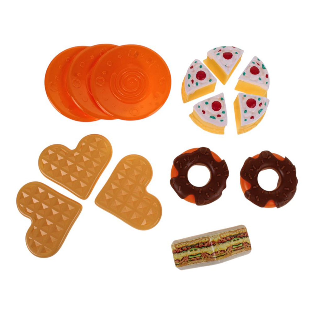 Миксер с аксессуарами 18см, красный, коробка 8023-10