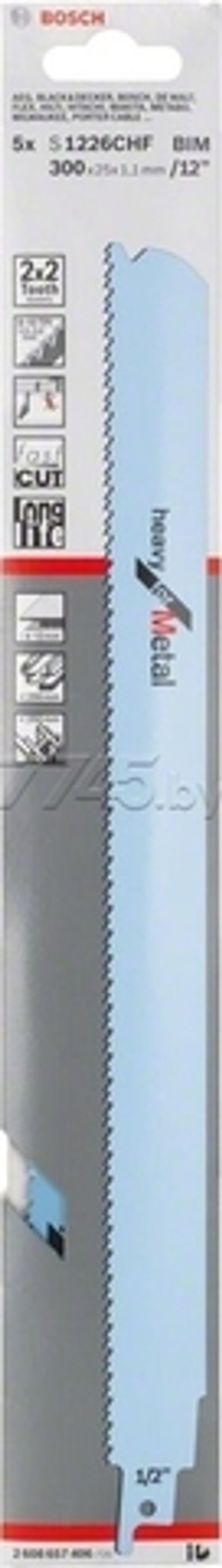 Сабельные пилки S1226 CHF BOSCH 2608657406