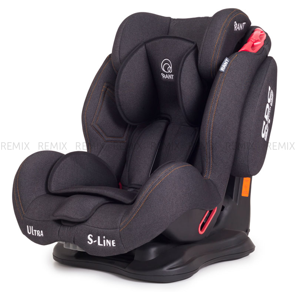 Автокресло BH12310 "ULTRA" SPS группа 1-2-3  (9-36 кг) black jeans