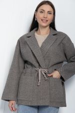 Пальто-пиджак (коричневое) Б11263 LT Collection