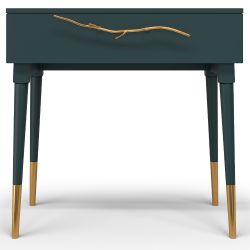 Консоль Арт Колор matte Стайл Голд Зеленый бирюзовый матовый