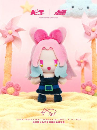 Фигурка Alien Stage Rabbit Series Vinyl Plush Blind Box 1 шт / Случайная фигурка по мотивам музыкального веб-сериала Алиен Стейдж