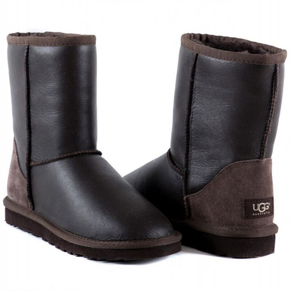 Угги Classic Short Metallic Chocolate