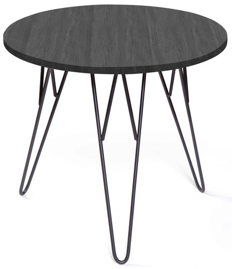 Журнальный столик ОСТИН Санторини черный / черный каркас