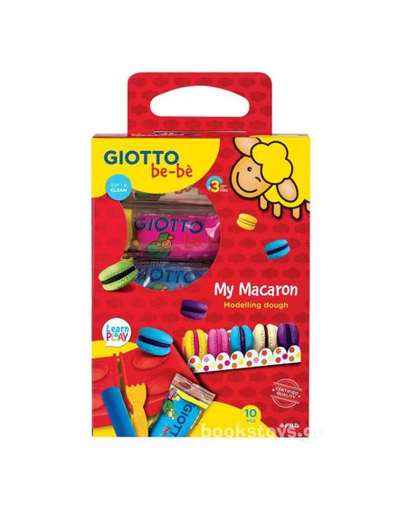Plastilin \ Пластилин\ GIOTTO be-be MACARON
