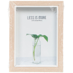 Фоторамка фото 13х18 см, св.дер, с белым кантом, Y6-2415