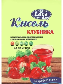 Кисель Love Day Клубника