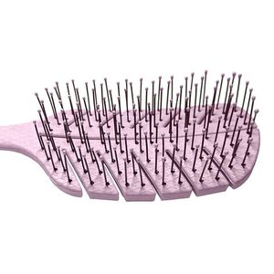 Массажная био-расческа для волос SOLOMEYA SCALP MASSAGE BIO HAIR BRUSH LIGHT PINK