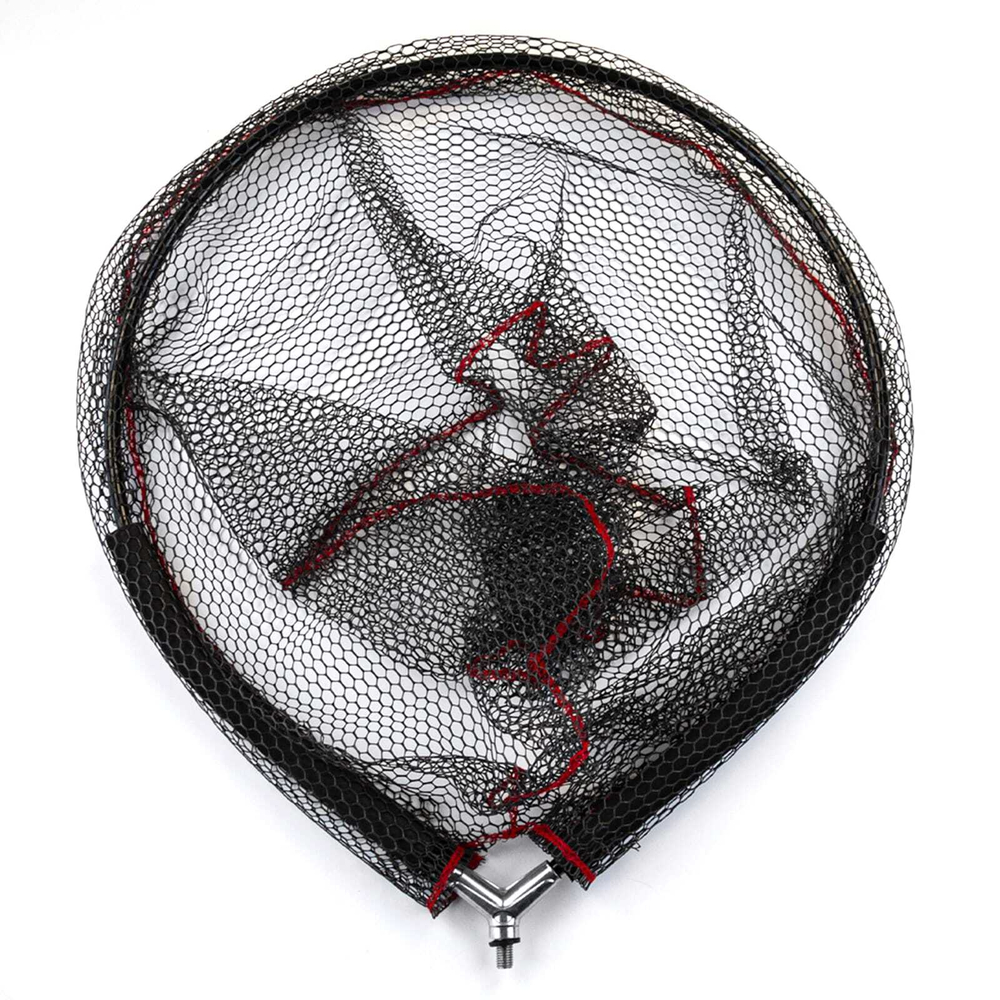 Подсачек круглый прорезиненный телескопический (d45)