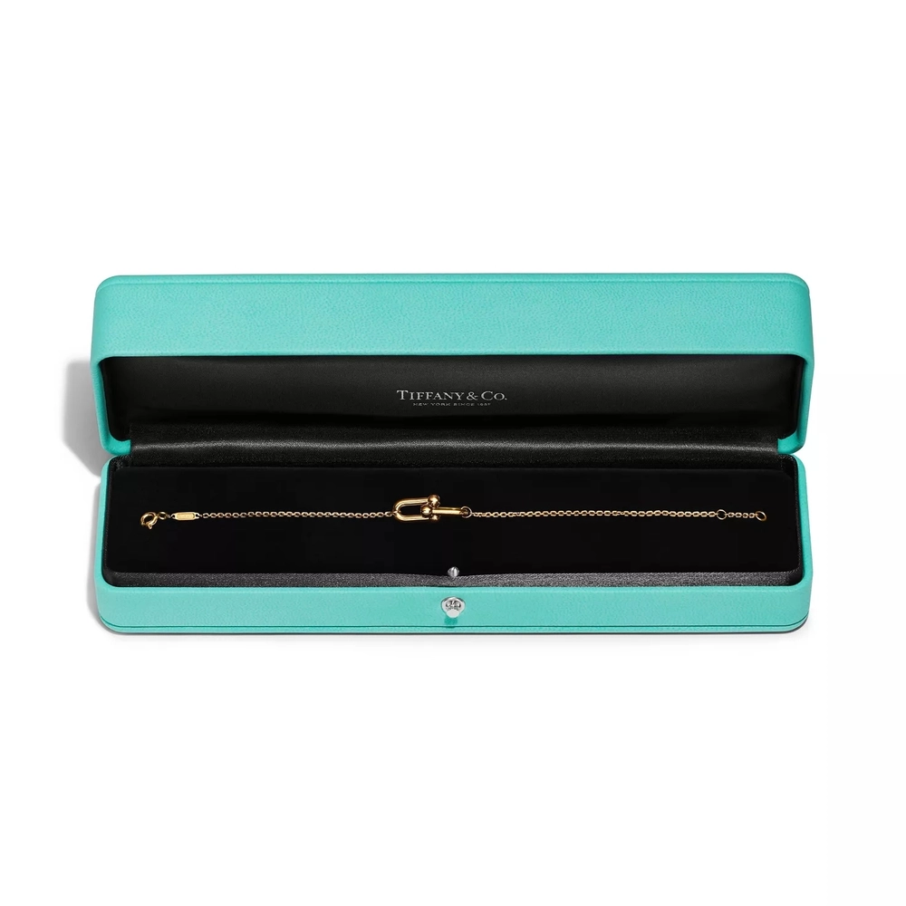 Браслет из жёлтого золота 18k,Tiffany ⚜️Hard Wear Double link