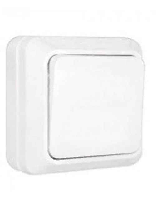 Выключатель 1-кл ОП ОЛИМП белый (78412)