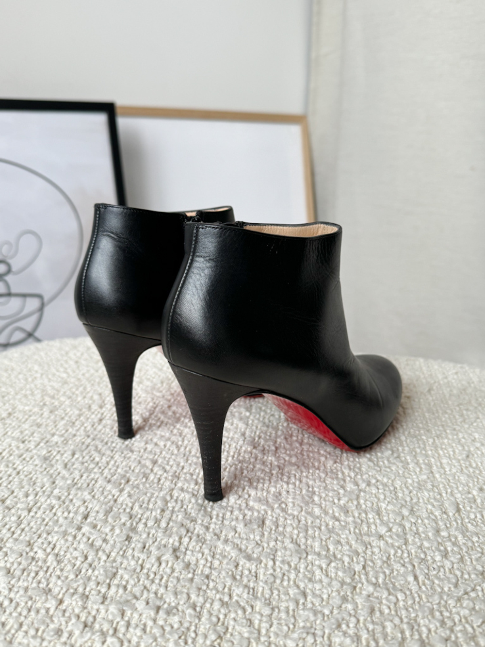 Кожаные ботильоны Christian Louboutin, 36