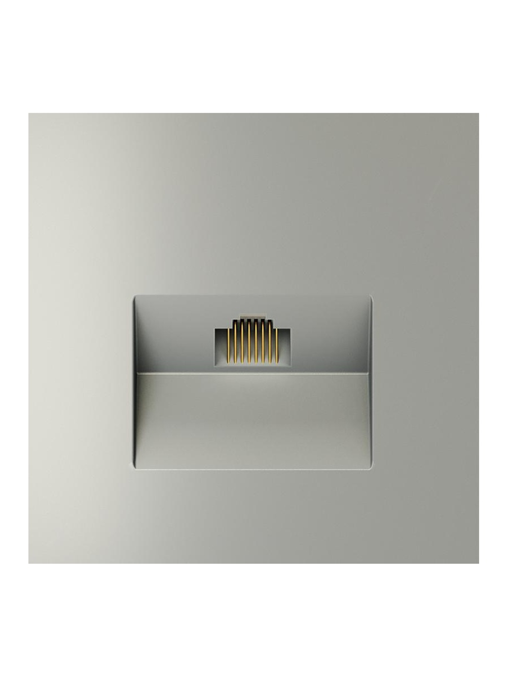 Розетка компьютерная 1-м СП S70 RJ45 кат.6 механизм сталь Voltum VLS060105